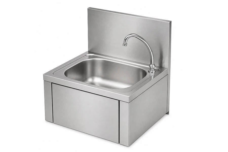Diz Kumandalı Lavabo